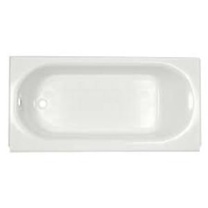 American Standard 2390.202.020 Princeton 60"L x 30"W Recessed Alcove Bathtub with Left-Hand Drain