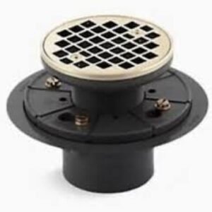 Kohler 9135-AF Clearflo Shower Fittings, Vibrant French Gold, Shower Drain NEW