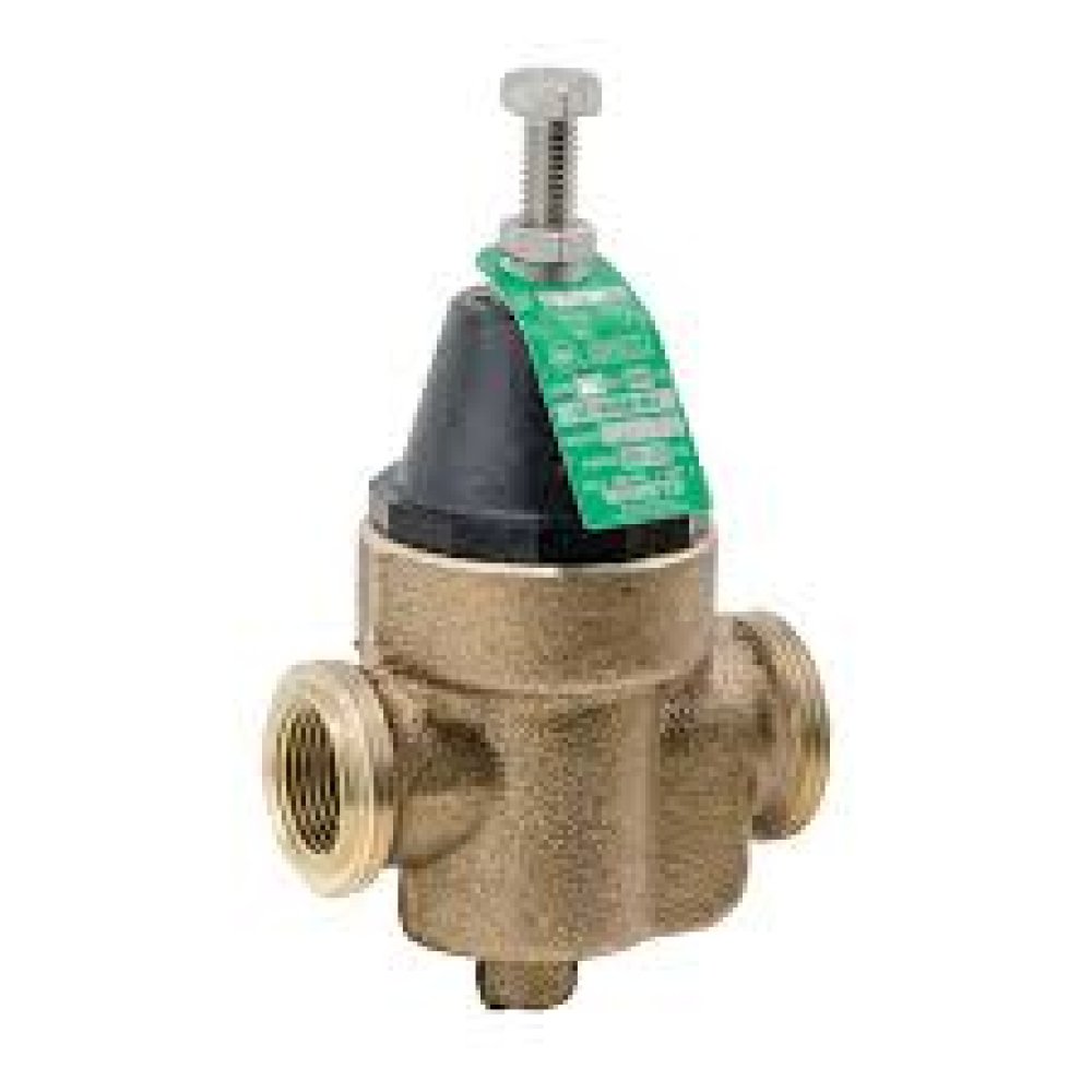 3/4 IN Lead Free Water Pressure Reducing Valve, FPT x FPT, Adjust 25-75 psi, Max Work 400 ps