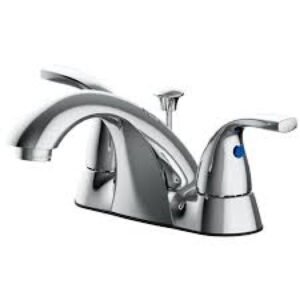 Seasons® Anchor Point™ Two-Handle Centerset Bathroom Faucet With Quick Install Pop-Up In Chrome