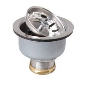 Deep Cup Duo Strainer Snap Lock Basket Brass Slip Nut