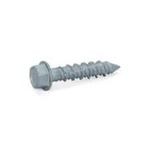 CONCRETE SCREWS HEX,GREY 1/4" X 1.1/4" BOX 100PCS