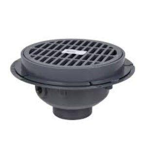 3" PVC Sediment Drain, Plastic Grate w/ Bucket, 76013