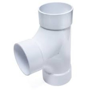 6 in. PVC DWV 2-Way Cleanout Tee
