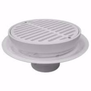 3'' PVC HD TRAFFIC FLOOR DRAIN GRATE & DEBRIS BUCKET