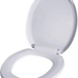 HYDRAPRO-HPWPTSR H12348TOILET SEAT ROUND PLASTIC WHITE