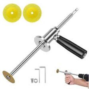 PVC Pipe Inside Cutter with Diamond Grit Cutting Wheel and Handle, Fit for 1-1/2 Inch to 8 Inch,7 Inch Adjustable Cutting Depth,1/4in Hex Shank Fit for Impact Drivers and Drills, dealsforyoudays