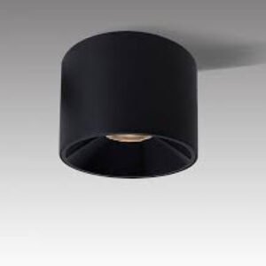 24W LED Dimmable Black Ceiling Spot Light 4.92'' Aluminum CRI90 3000KCylinder Spotlight Indoor Modern Minimalist Focus Black Ceiling Down Light Fixture for Living Room Hallway