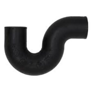 2 in. Cast-Iron DWV No-Hub Tapped P-Trap