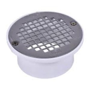 PGP502E PVC 3 X 4 GENERAL PURPOSE DRAIN WITH 5'' STAINLESS STEEL STRAINER