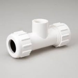 Compression Tee (Gasket x Gasket × FIPT)3/4"