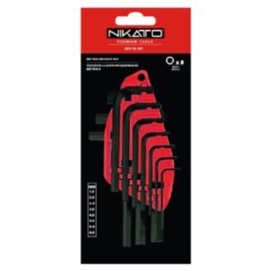 SET OF 10 METRIC HEX KEYS 1.5MM - 10MM