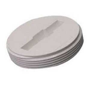 3.5″ Plastic Recessed Head Cleanout Plug with Metal Insert