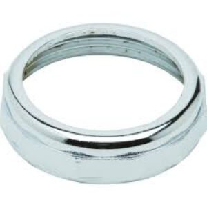 Sink Tubular Slip Joint Nut, 1-1/2" X 1-1/2", Chrome-Plated Zinc