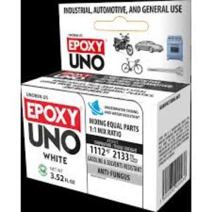 Fusion Epoxy | Epoxy UNO | Paste Epoxy Jar | White | 3.52 Fl Oz.