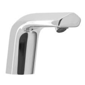 Sloan® 3365764BT ETF-410 Optima® Hardwired Deck-Mounted Low Body Faucet w/ 4" Trim Plate, 0.5 gpm, 4 to  5" Infrared Sensing, Polished Chrome