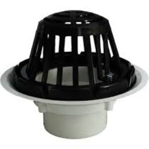 PRD900P 3" PVC Roof Drain with Plastic Dome