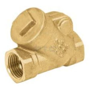 Swing check valve , brass 3/4''