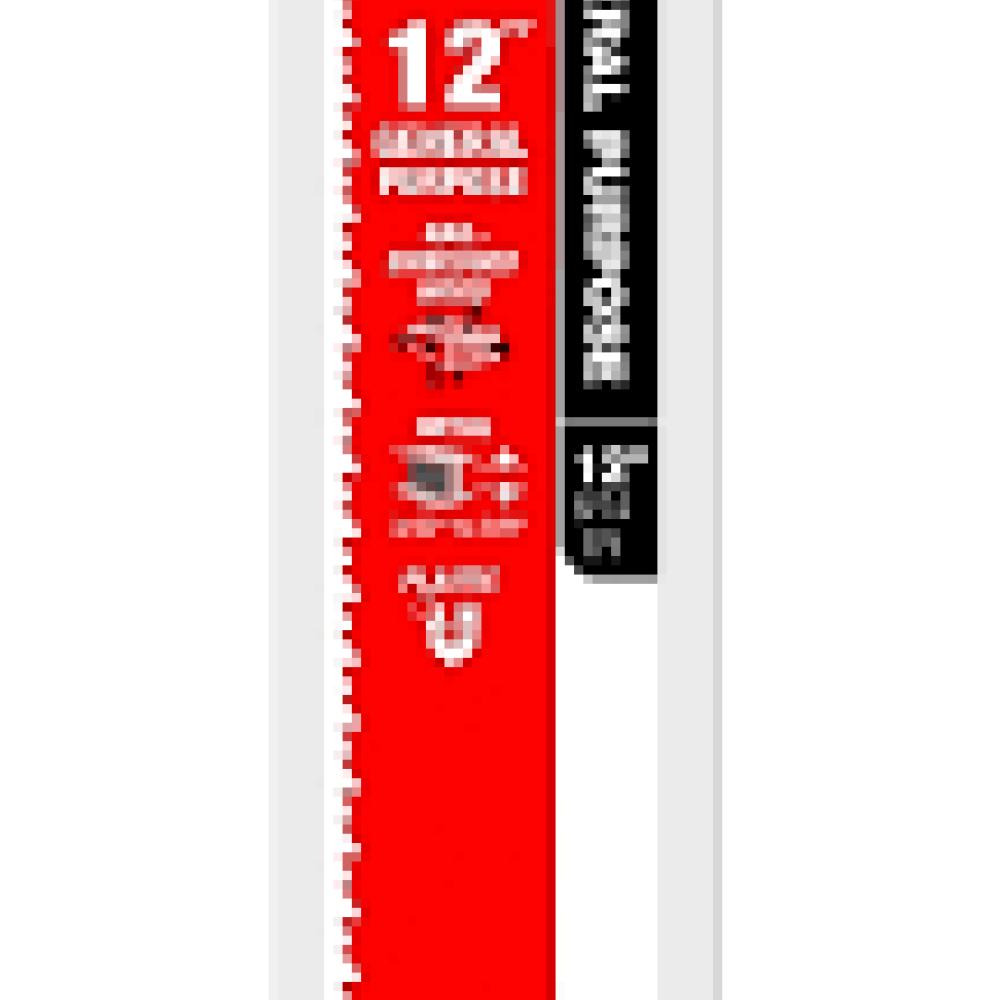 12 in. 3 TPI Demo Demon Carbide Teeth Reciprocating Saw Blades for Pruning and Clean Wood