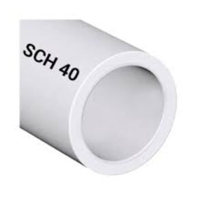 20" X 20' PVC SCH 40 PIPE WHT