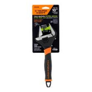 Adjustable wrench (lever wrench) 10" wide jaw Comfort Grip, Expert