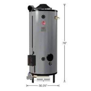 RHEEM G100-400A Universal 100 Gallon Commercial 399,900 BTU ASME Water Heater Natural Gas