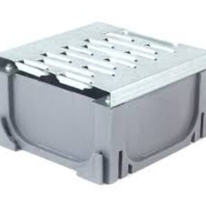URA WATER - Four-Way Connector for Gray Plastic Drain UA-100 Series