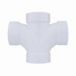 4835 2 HUB DOUBLE SANITARY TEE PVC