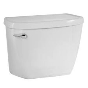 American Standard 4142.100.020 Pressure Assist 1.1 gpf/4.2 Lpf Left-Hand Trip Lever EverClean Toilet Tank, White