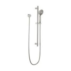Delta Faucet Slide Bar Hand Held Shower with Hose, Brushed Nickel Handheld Shower Head, Slide Bar Hand Shower, Handheld Shower, Detachable Shower Head, Stainless 51361-SS