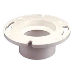 4853 4X3 HUB CLOS FLANGE W/PIPE STOP PVC