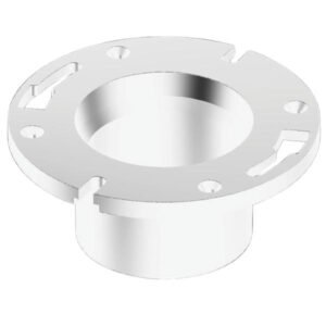 4853NS HUB FL CLOS FLG W/O PIPE STOP PVC