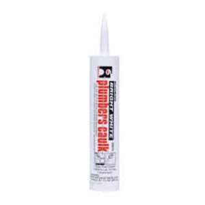 11 Fluid Oz. Cartridge Plumbers Caulk - White