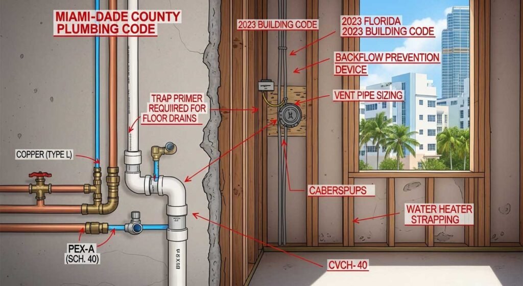 Materiales de Plomería y Código en Miami-Dade