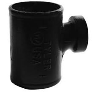 2 x 1-1/2 in. No Hub Cast Iron Sanitary Tap Tee