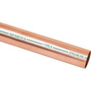 1/2X20 ft. Type K Hard Copper Tube