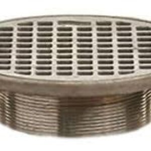 210 Floor Drain Top, 6 in, Round, Nickel Bronze