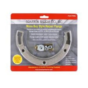 Two Piece Closet Flange Repair Ring w/ Closet Bolt Set