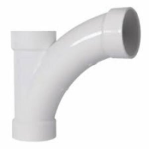 Combination Wye and 1/8 Bend, Reducing 3x3x1-1/2"