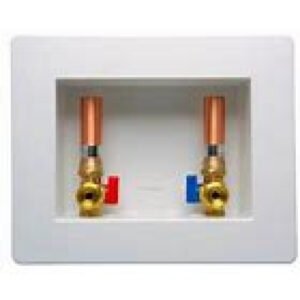 WASHING MACHINE PLASTIC  OB W/HAMMER ARRESTER W/WIRSBO VALVE PEX