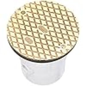 PVC PVC 3''X 4"   Adjustable CLEANOUT with 6" Nickel coverall COVER