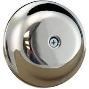 5-1/4''  OD Bell, Cleanout Cover Plate-Matte Chrome Finish