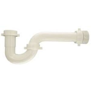 1-1/2″ Plastic P-trap w/ Adapter (premium blue washers)