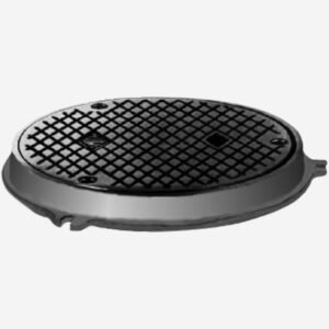 4'' FLOOR ACCESS COVERS ROUND FRAME WITH SCORIATED COVER