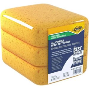 QEP 70005Q-3VP XL Grouting Super Sponge, 3 Pack , Yellow