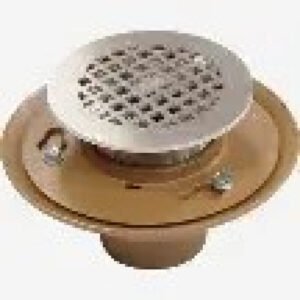 2051LXH03 FLOOR OR SHOWER DRAIN WITH ADJUSTABLE STRAINER HE