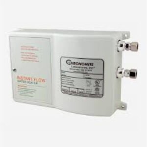 Chronomite Wall Mount Electric Tankless Water Heater, 2400 W, 1.5 gpm Max. Flow Rate, 120V AC, 20 A