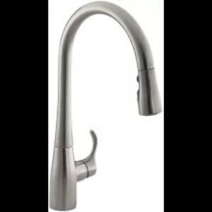 SINGLE HANDLE KITCHEN FAUCET WITH PULL DOWN SPRAY