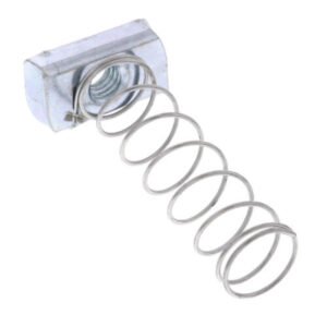 3/8'' STRUT NUT W/LONG SPRING EG