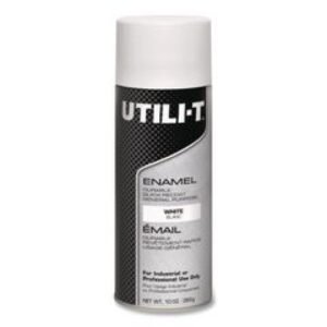 GLOSS WHITE UTILI-T SPRAY PAINT 10 OZ ENAMEL SPRAY PAINT
